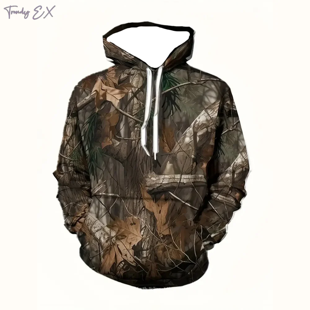 Autumn Hoodies Men 3D Camouflage Pattern Printing Outdoor Fishing hoodies Casual Sports Long Sleeves Streetwear Men's Sweatshirt Autumn Hoodies Men 3D Camouflage Pattern Printing Outdoor Fishing hoodies Casual Sports Long Sleeves Streetwear Men's Sweatshirt