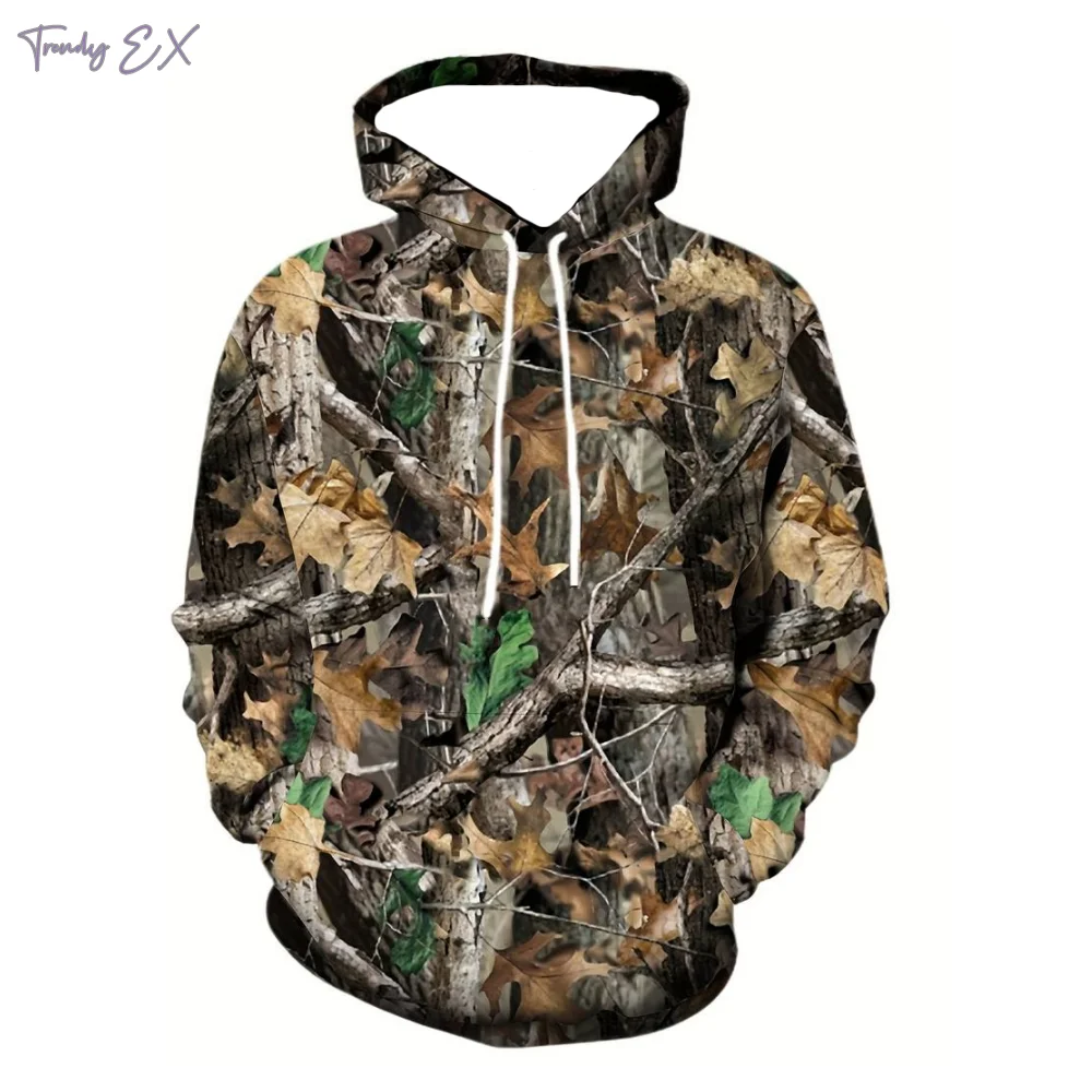 Autumn Hoodies Men 3D Camouflage Pattern Printing Outdoor Fishing hoodies Casual Sports Long Sleeves Streetwear Men's Sweatshirt Autumn Hoodies Men 3D Camouflage Pattern Printing Outdoor Fishing hoodies Casual Sports Long Sleeves Streetwear Men's Sweatshirt