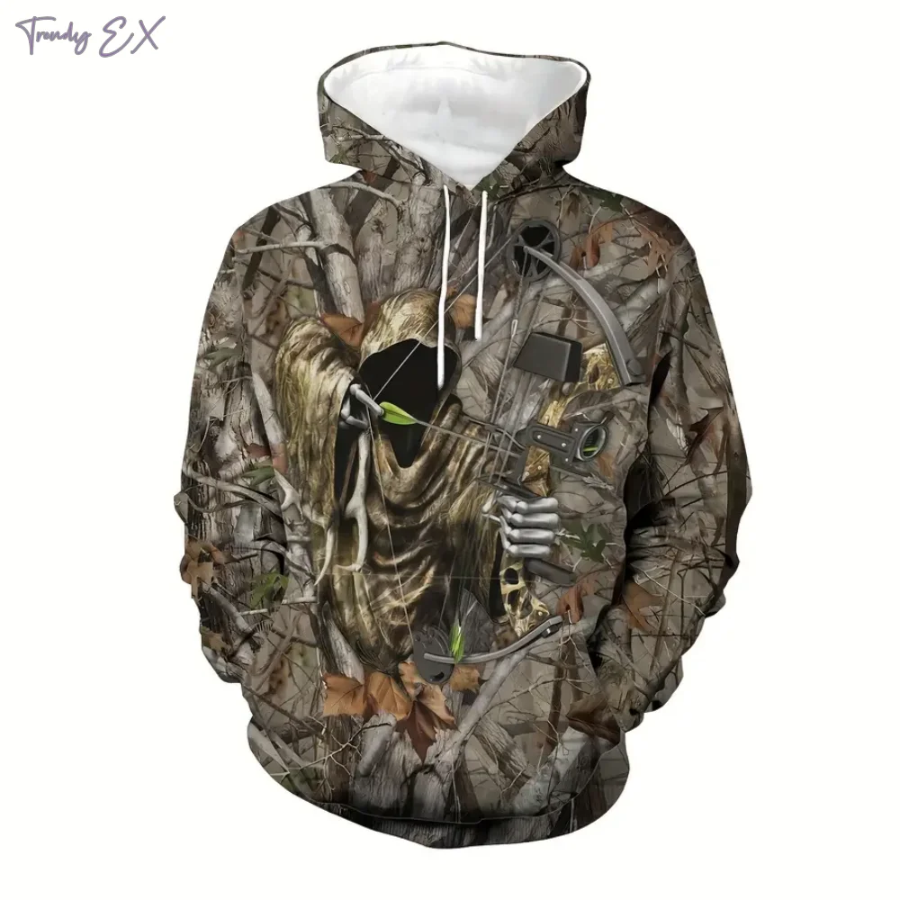 Autumn Hoodies Men 3D Camouflage Pattern Printing Outdoor Fishing hoodies Casual Sports Long Sleeves Streetwear Men's Sweatshirt Autumn Hoodies Men 3D Camouflage Pattern Printing Outdoor Fishing hoodies Casual Sports Long Sleeves Streetwear Men's Sweatshirt