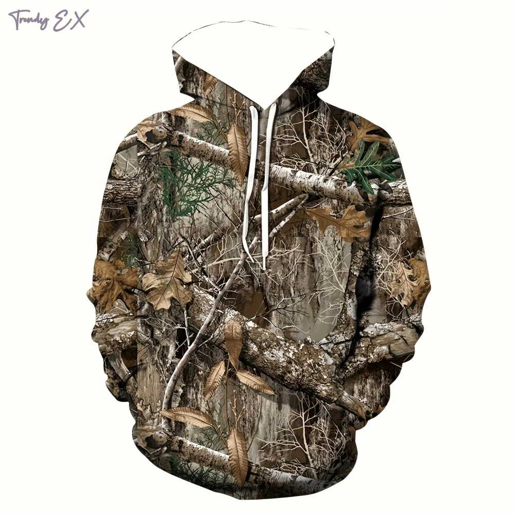 Autumn Hoodies Men 3D Camouflage Pattern Printing Outdoor Fishing hoodies Casual Sports Long Sleeves Streetwear Men's Sweatshirt Autumn Hoodies Men 3D Camouflage Pattern Printing Outdoor Fishing hoodies Casual Sports Long Sleeves Streetwear Men's Sweatshirt