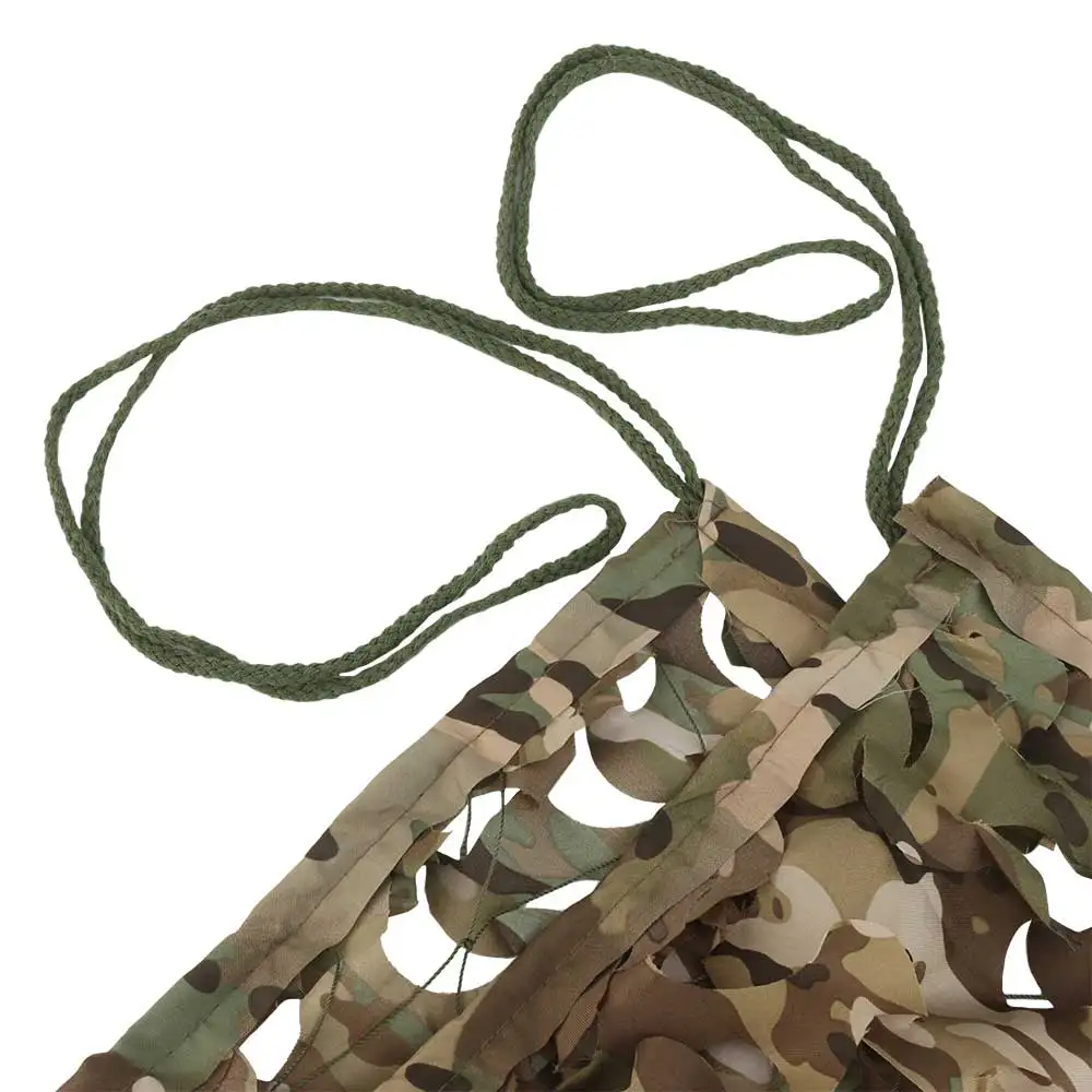 Outdoor Hunting Hidden Net 1.5 * 2m Mountain Camping Desert Tactical Hidden Camouflage Net Courtyard Shading Equipment Protect