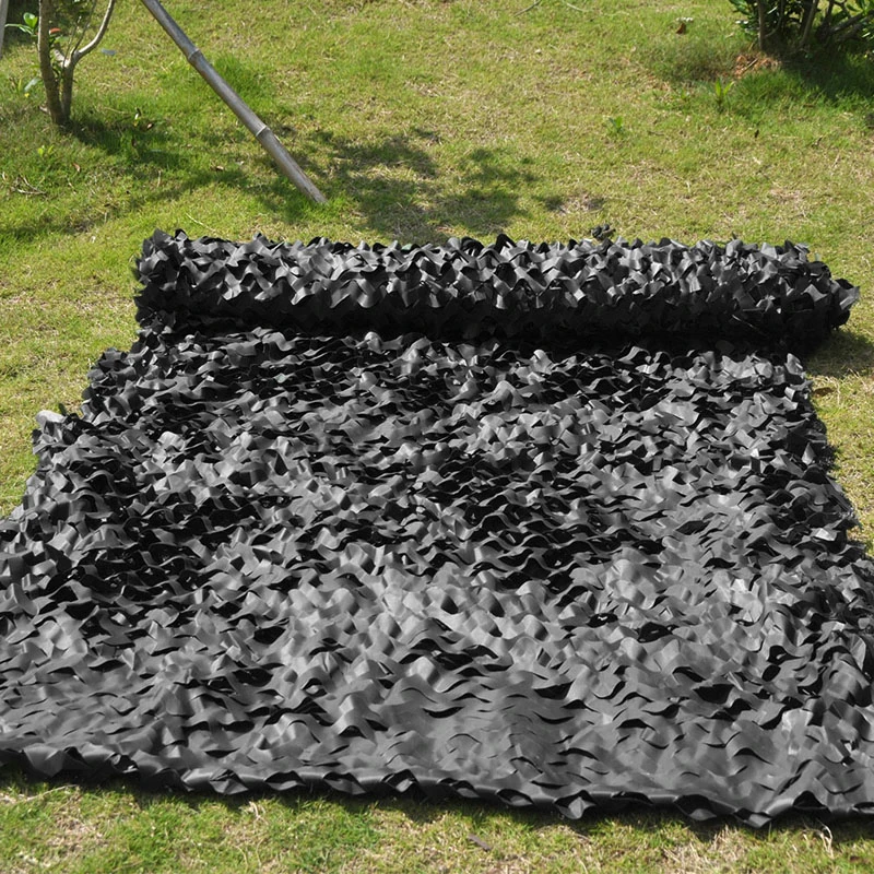 1.5*4M Camouflage Net Hunting Blind Camping Tent 150D Polyester Sun Shelter Car Cover Outdoor Camping Hunting Fishing SunShade