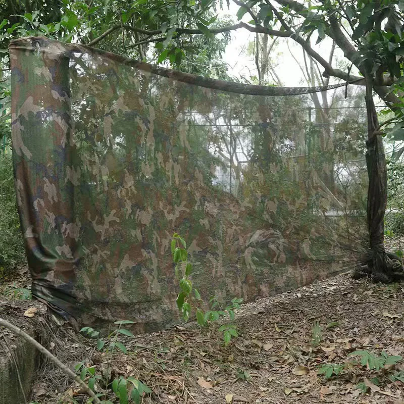 300D Camo Quiet Mesh Outdoor Camouflage Netting for Hunting Sunshade Anti-bird Camping Concealment Shooting Blindfold Decoration 300D Camo Quiet Mesh Outdoor Camouflage Netting for Hunting Sunshade Anti-bird Camping Concealment Shooting Blindfold Decoration
