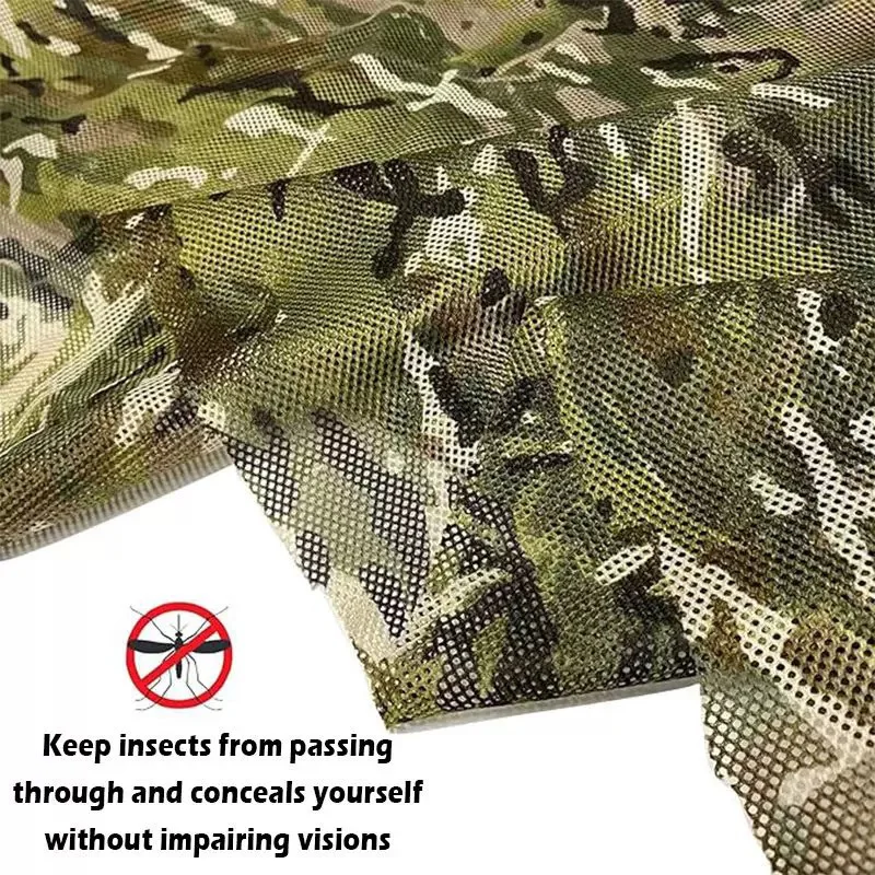 300D Camo Quiet Mesh Outdoor Camouflage Netting for Hunting Sunshade Anti-bird Camping Concealment Shooting Blindfold Decoration 300D Camo Quiet Mesh Outdoor Camouflage Netting for Hunting Sunshade Anti-bird Camping Concealment Shooting Blindfold Decoration
