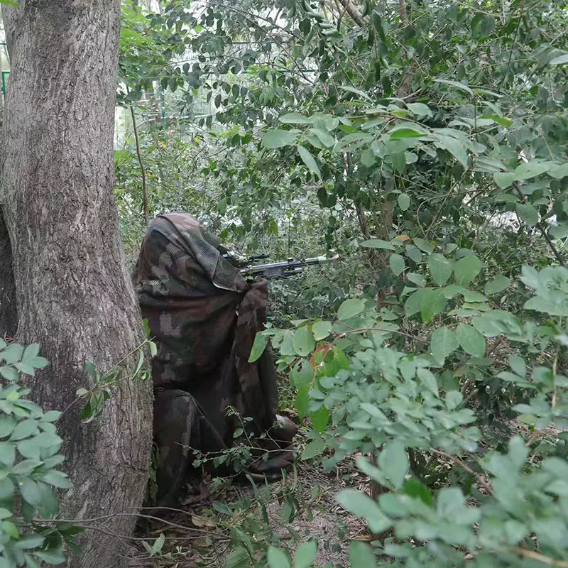 300D Camo Quiet Mesh Outdoor Camouflage Netting for Hunting Sunshade Anti-bird Camping Concealment Shooting Blindfold Decoration 300D Camo Quiet Mesh Outdoor Camouflage Netting for Hunting Sunshade Anti-bird Camping Concealment Shooting Blindfold Decoration