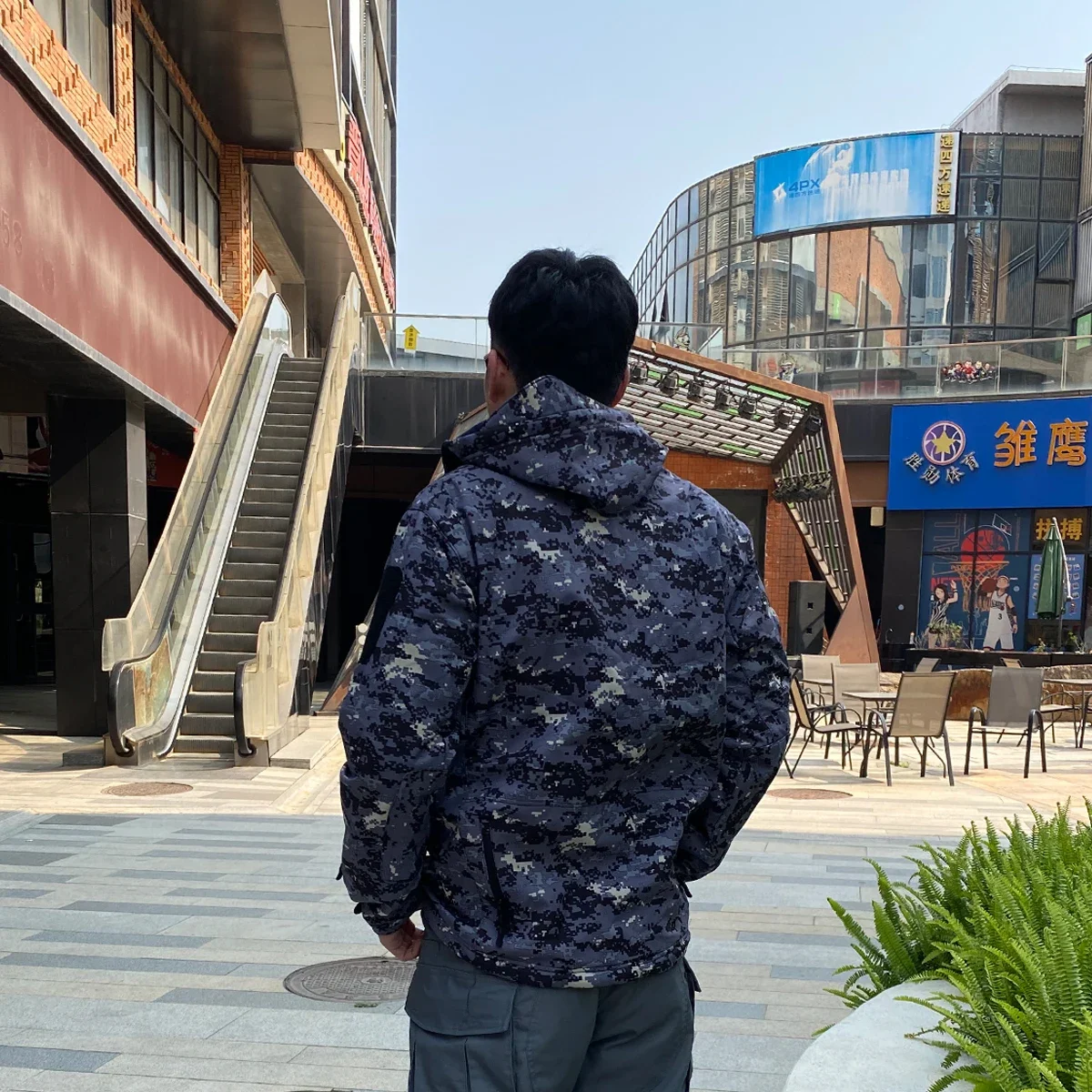 Hiking Jackets Autumn Men's Camouflage Fleece Jackets Tactical Clothing 2024 Men Camouflage Windbreakers