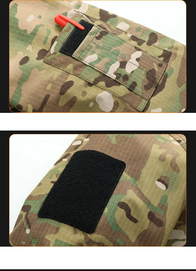 Autumn And Winter Men's Fleece Lined Jacket  Thick Warm Workwear Camouflage Windbreaker Outdoor Hiking Casual Jacket And Coats