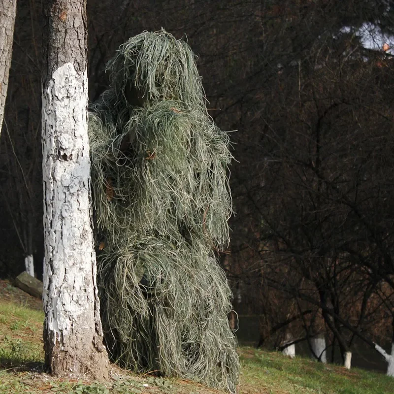Camouflage suit 3D withered grass Ghillie set, 5-piece hunting suit hunting suit set Camouflage suit 3D withered grass Ghillie set, 5-piece hunting suit hunting suit set