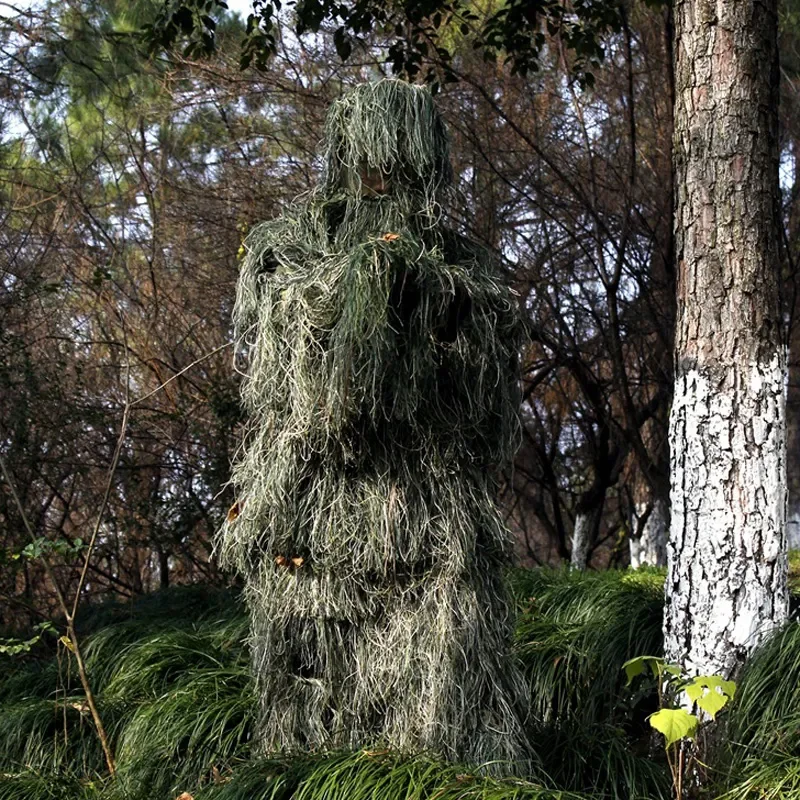 Camouflage suit 3D withered grass Ghillie set, 5-piece hunting suit hunting suit set Camouflage suit 3D withered grass Ghillie set, 5-piece hunting suit hunting suit set