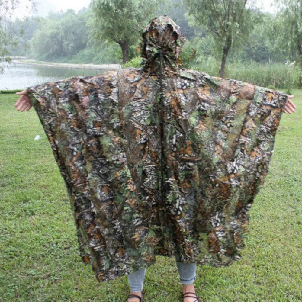 3D Camouflage Suits Sniper Hunting Clothes Ghillie Suit Leaves Poncho Stealth Cloak CS Game Clothing For Hunting Shooting 3D Camouflage Suits Sniper Hunting Clothes Ghillie Suit Leaves Poncho Stealth Cloak CS Game Clothing For Hunting Shooting