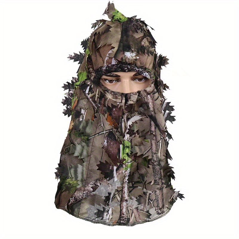 1pc Suit Camouflage Leafy Hat 3D Full Face Mask Headwear Turkey Camo Hunter Hunting Accessories 1pc Suit Camouflage Leafy Hat 3D Full Face Mask Headwear Turkey Camo Hunter Hunting Accessories