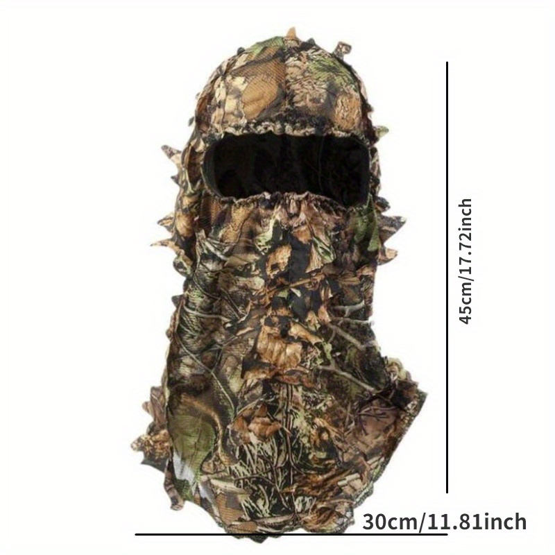 1pc Suit Camouflage Leafy Hat 3D Full Face Mask Headwear Turkey Camo Hunter Hunting Accessories 1pc Suit Camouflage Leafy Hat 3D Full Face Mask Headwear Turkey Camo Hunter Hunting Accessories