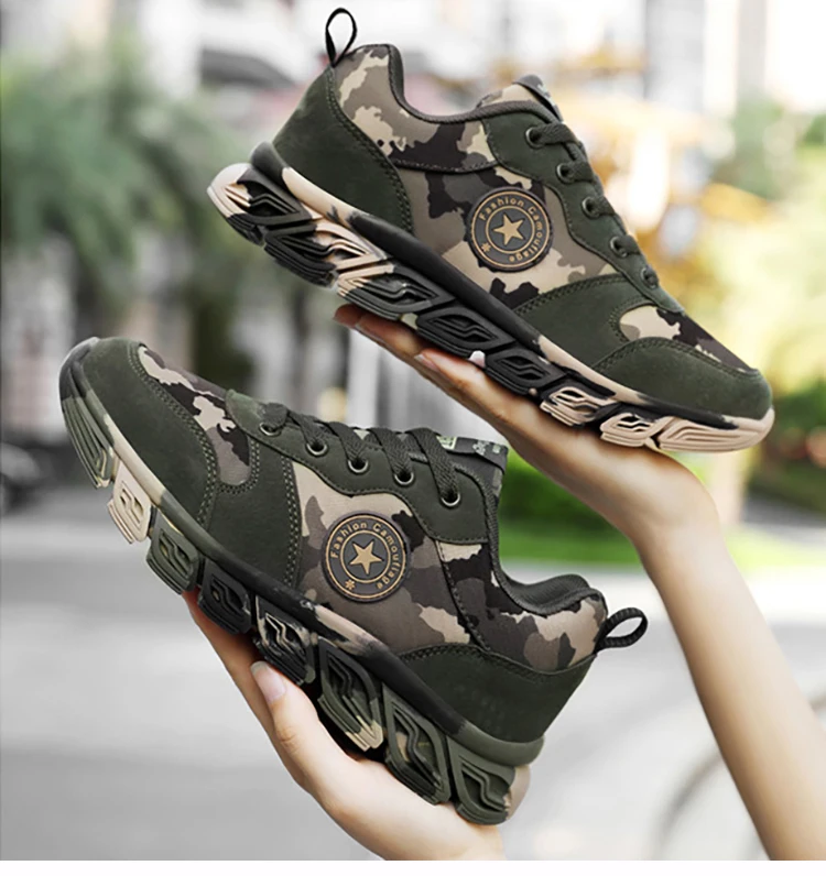 TaoBo Women Camouflage Casual Walking Shoes Mens Ventilate Fashion Tennis Female Footwear Zapatillas Mujer