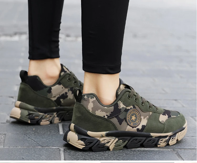 TaoBo Women Camouflage Casual Walking Shoes Mens Ventilate Fashion Tennis Female Footwear Zapatillas Mujer