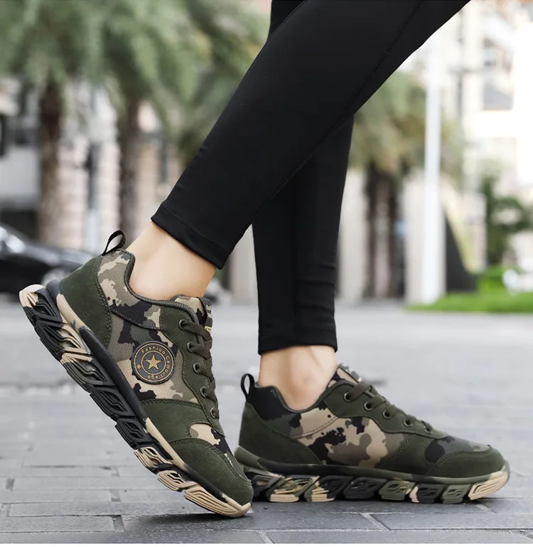 TaoBo Women Camouflage Casual Walking Shoes Mens Ventilate Fashion Tennis Female Footwear Zapatillas Mujer