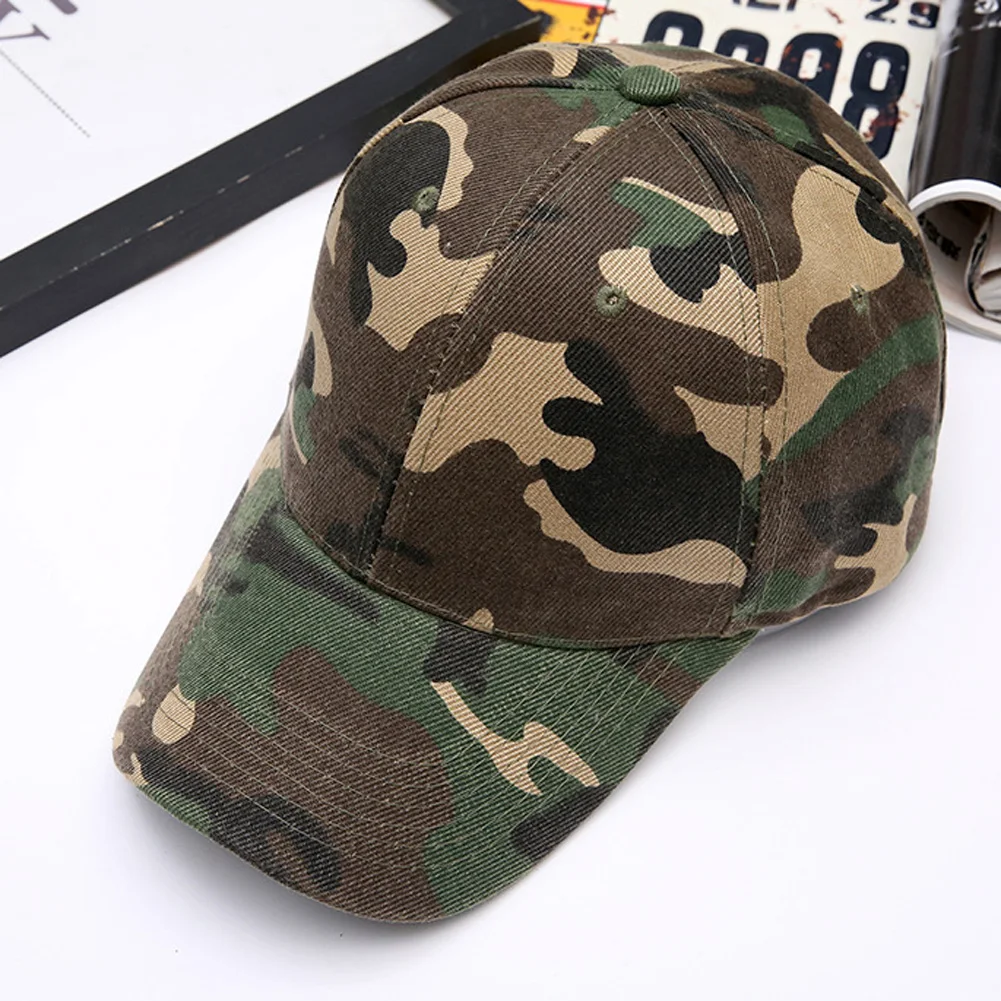 Outdoor Sunscreen Quick-Drying Cap Jungle Leaves Camouflage Cap Unisex Men And Women Camo Baseball Cap Hat Casquette Fishing Hat