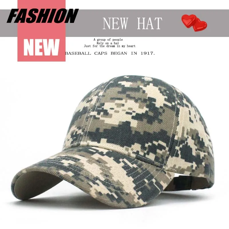 Camouflage Baseball Cap Women's Men's Snapback Hip Hop Cap Camo Hats For Women Men Army Cap Female Gorras Bone Male Cheap