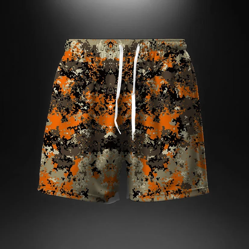 Men's Beach Shorts Fashion Summer Camouflage patterns Drawstring Summer Men's Trunks Elastic Waist 3D Print Gradient Shorts Men's Beach Shorts Fashion Summer Camouflage patterns Drawstring Summer Men's Trunks Elastic Waist 3D Print Gradient Shorts