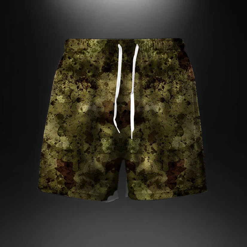 Men's Beach Shorts Fashion Summer Camouflage patterns Drawstring Summer Men's Trunks Elastic Waist 3D Print Gradient Shorts Men's Beach Shorts Fashion Summer Camouflage patterns Drawstring Summer Men's Trunks Elastic Waist 3D Print Gradient Shorts