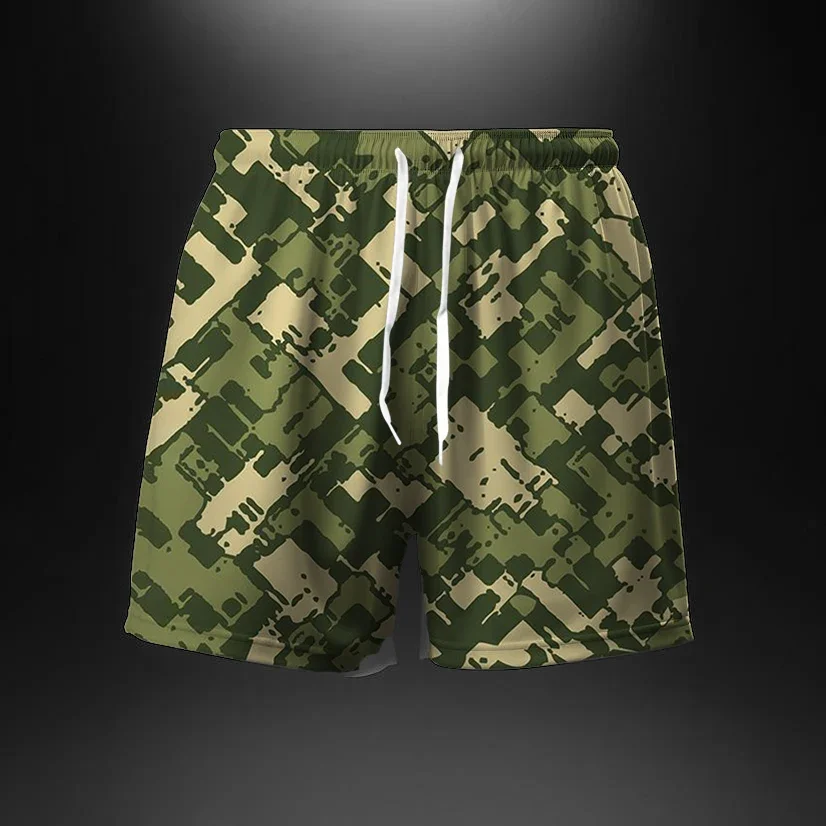 Men's Beach Shorts Fashion Summer Camouflage patterns Drawstring Summer Men's Trunks Elastic Waist 3D Print Gradient Shorts Men's Beach Shorts Fashion Summer Camouflage patterns Drawstring Summer Men's Trunks Elastic Waist 3D Print Gradient Shorts