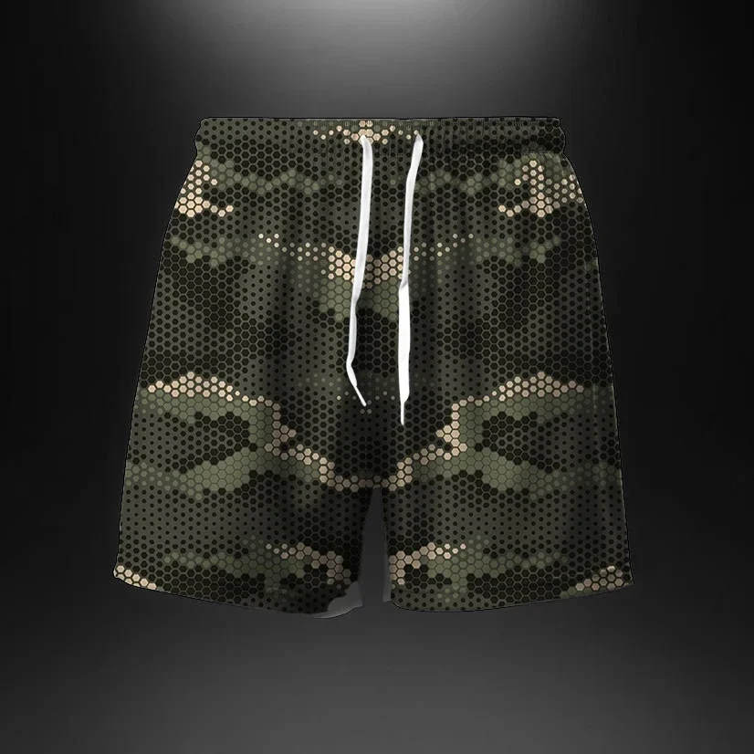 Men's Beach Shorts Fashion Summer Camouflage patterns Drawstring Summer Men's Trunks Elastic Waist 3D Print Gradient Shorts Men's Beach Shorts Fashion Summer Camouflage patterns Drawstring Summer Men's Trunks Elastic Waist 3D Print Gradient Shorts