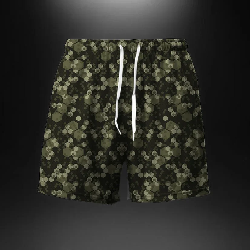 Men's Beach Shorts Fashion Summer Camouflage patterns Drawstring Summer Men's Trunks Elastic Waist 3D Print Gradient Shorts Men's Beach Shorts Fashion Summer Camouflage patterns Drawstring Summer Men's Trunks Elastic Waist 3D Print Gradient Shorts