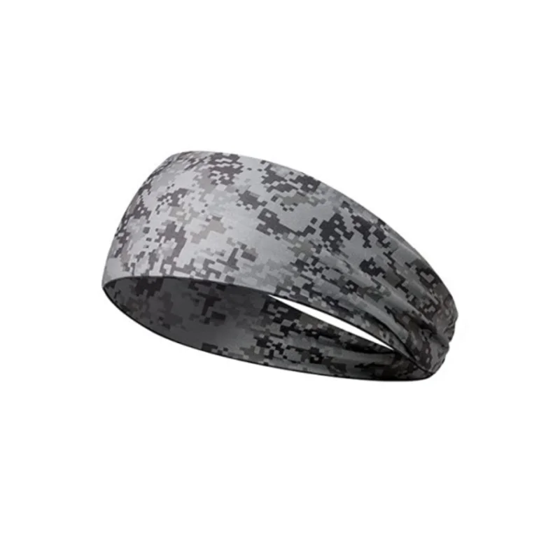 Camouflage Print Mens Sports Headband Sweatband Stretch Elastic Gym Fitness Running Headwrap Breathable Women Yoga Hair Bands Camouflage Print Mens Sports Headband Sweatband Stretch Elastic Gym Fitness Running Headwrap Breathable Women Yoga Hair Bands