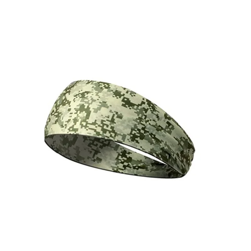 Camouflage Print Mens Sports Headband Sweatband Stretch Elastic Gym Fitness Running Headwrap Breathable Women Yoga Hair Bands Camouflage Print Mens Sports Headband Sweatband Stretch Elastic Gym Fitness Running Headwrap Breathable Women Yoga Hair Bands