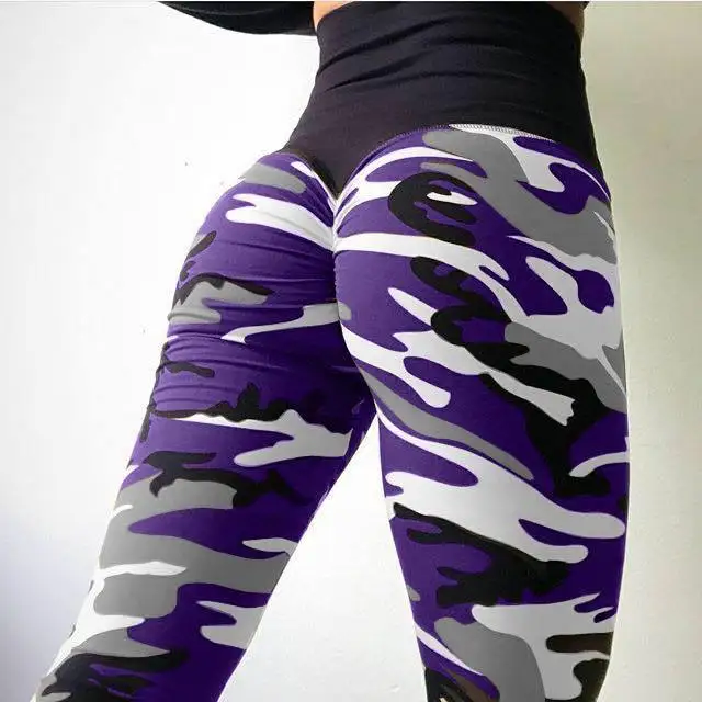 Women Leggings High Elastic Skinny Camouflage Legging Slim Army Green Jegging Fitness Leggins Gym Sport Pants