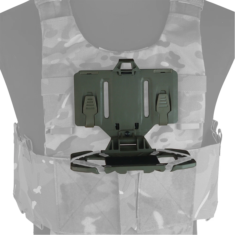 Tactics Cell Phone Holder Admin Pouch Map Navigation Pouch Molle Hunting Vest Chest Accessories Fold Smartphone Pouch