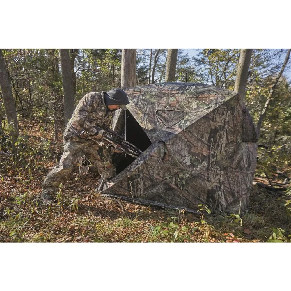 Flare 270 Pop-Up Hunting Camo Ground Blind for Deer, Duck, Bow, and Turkey Hunting Gear, Equipment, and Accessories Flare 270 Pop-Up Hunting Camo Ground Blind for Deer, Duck, Bow, and Turkey Hunting Gear, Equipment, and Accessories