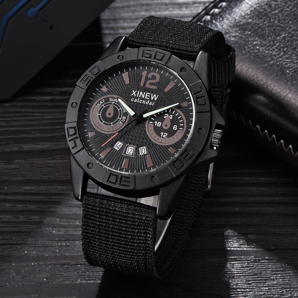 2024 Fashion Nylon Belt round Men Military Watch Men watches Luxury Automatic Sports Brown Watch MaleRelogio Masculino 2024 Fashion Nylon Belt round Men Military Watch Men watches Luxury Automatic Sports Brown Watch MaleRelogio Masculino