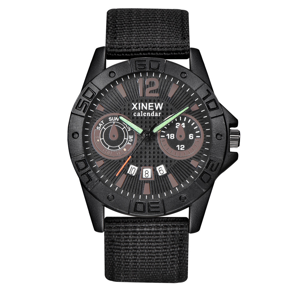 2024 Fashion Nylon Belt round Men Military Watch Men watches Luxury Automatic Sports Brown Watch MaleRelogio Masculino 2024 Fashion Nylon Belt round Men Military Watch Men watches Luxury Automatic Sports Brown Watch MaleRelogio Masculino