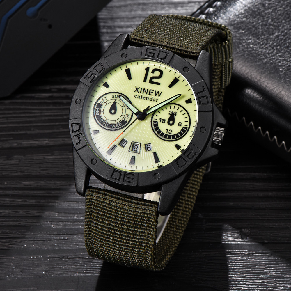 2024 Fashion Nylon Belt round Men Military Watch Men watches Luxury Automatic Sports Brown Watch MaleRelogio Masculino 2024 Fashion Nylon Belt round Men Military Watch Men watches Luxury Automatic Sports Brown Watch MaleRelogio Masculino