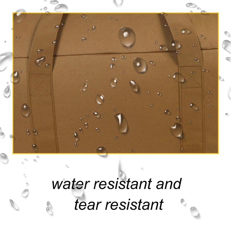 Large Capacity Military Tactical Travel Bag Wheeled Deployment Trolley Duffel Bag Heavy-Duty Camping Hiking Running Trekking