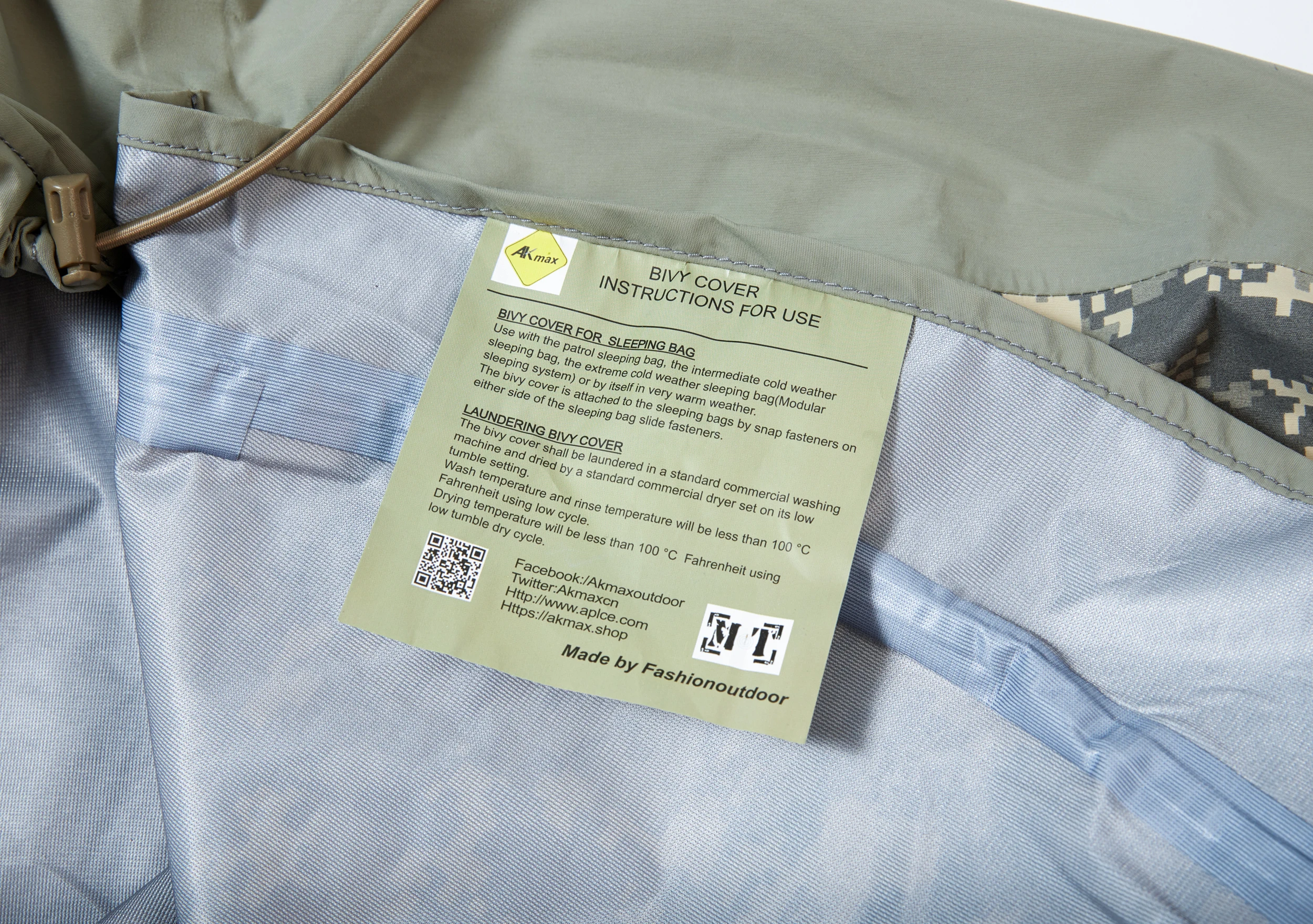 Bivy Cover Velvet Sack Military Modular Sleeping System Outdoor Camping Supplies Waterproof Outer Shell Multicam Sleeping Bag