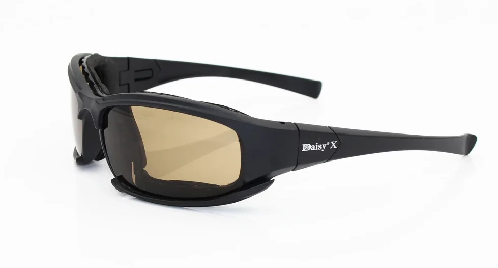 Daisy X7 Tactical Polarized Glasses Military Goggles Army Sunglasses with 4 Lens Original Box Men Shooting Hiking Eyewear Gafas
