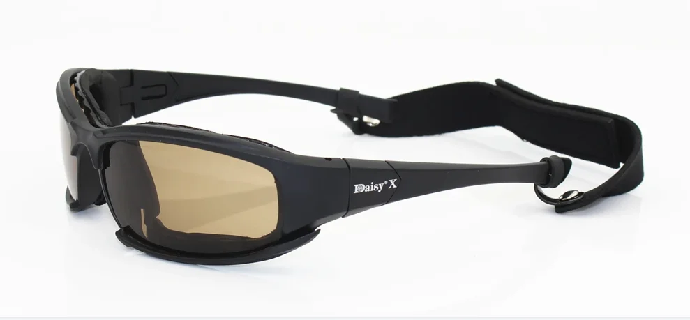 Daisy X7 Tactical Polarized Glasses Military Goggles Army Sunglasses with 4 Lens Original Box Men Shooting Hiking Eyewear Gafas