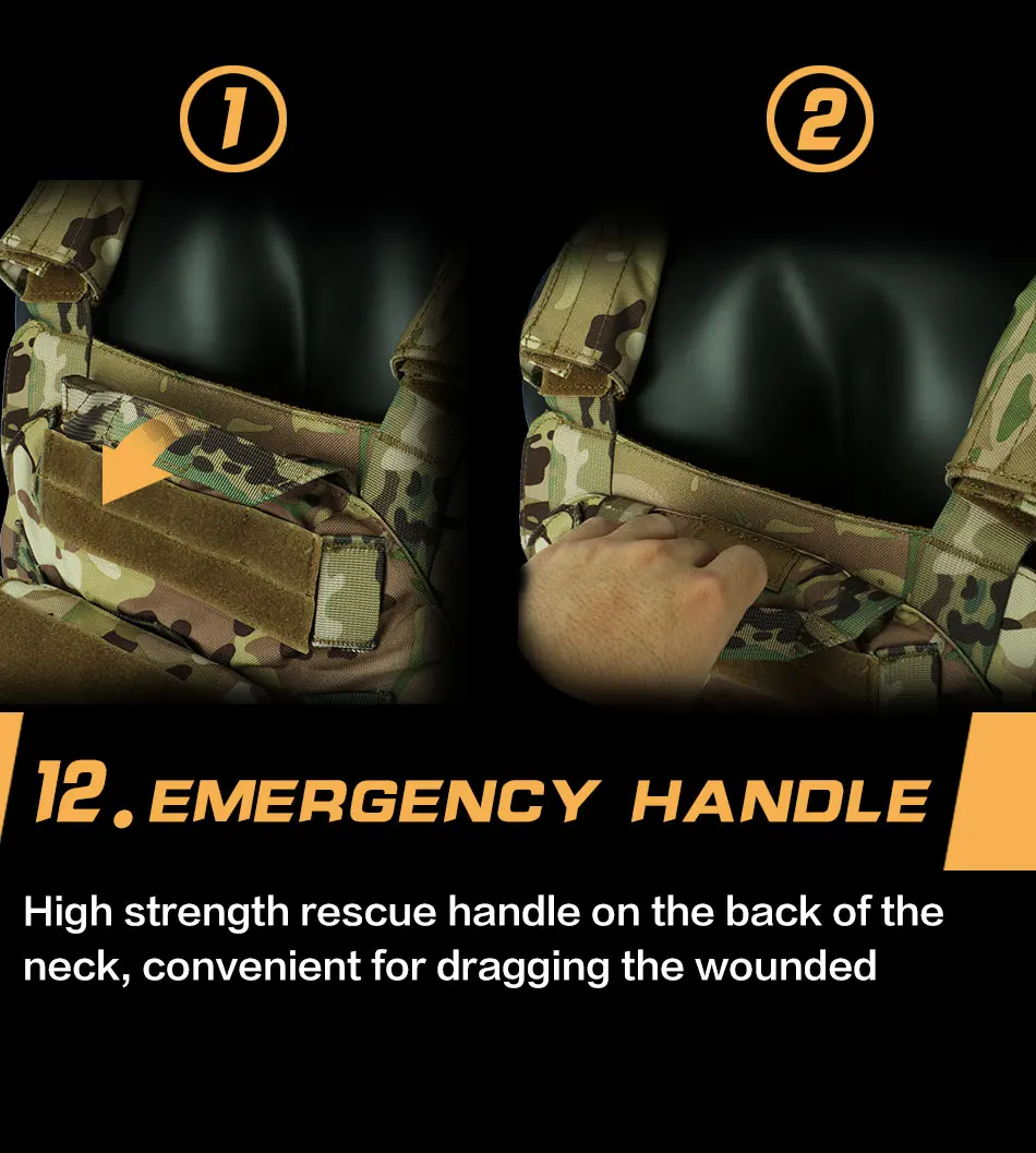 Tactical Vest Outdoor Hunting Plate Carrier Protective Adjustable Vest Airsoft Carrier Combat Equipment Outdoor hunting vest