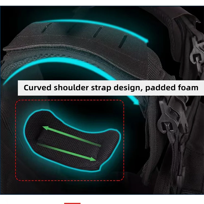 YAKEDA Tactical Vest Outdoor Hunting Plate Carrier Protective Adjustable Vest Airsoft Carrier Combat Equipment YAKEDA Tactical Vest Outdoor Hunting Plate Carrier Protective Adjustable Vest Airsoft Carrier Combat Equipment