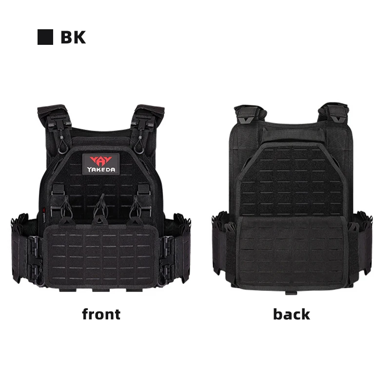 YAKEDA Tactical Vest Outdoor Hunting Plate Carrier Protective Adjustable Vest Airsoft Carrier Combat Equipment YAKEDA Tactical Vest Outdoor Hunting Plate Carrier Protective Adjustable Vest Airsoft Carrier Combat Equipment