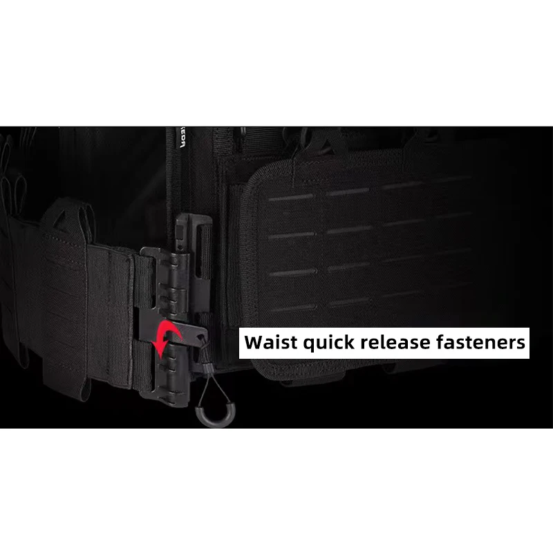 YAKEDA Tactical Vest Outdoor Hunting Plate Carrier Protective Adjustable Vest Airsoft Carrier Combat Equipment YAKEDA Tactical Vest Outdoor Hunting Plate Carrier Protective Adjustable Vest Airsoft Carrier Combat Equipment