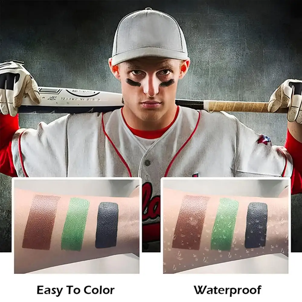 3 Colors CS Shooting Face Paint Camouflage Oil Men Women Outdoor Military Training Hunting Football Gear