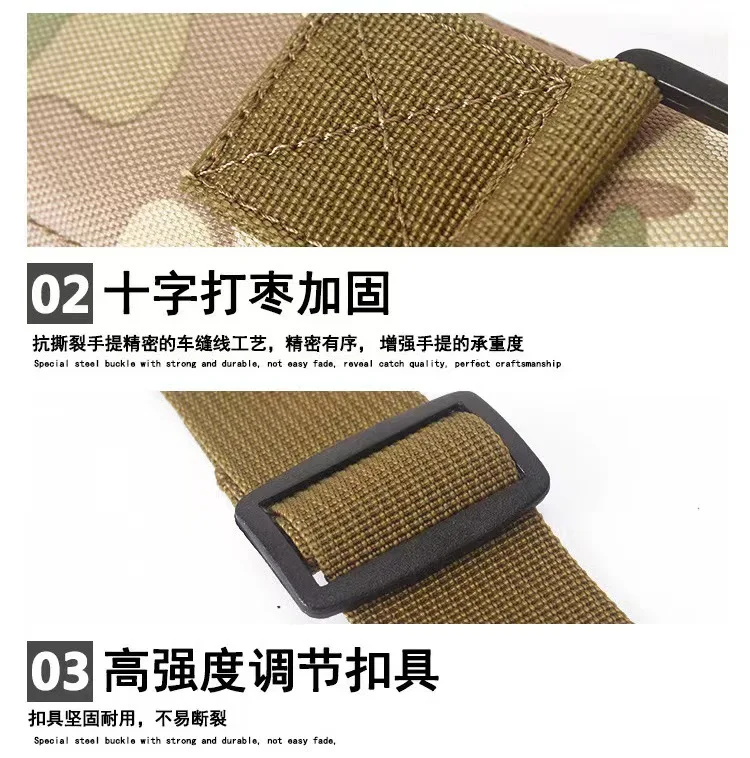 Hunting Airsoft Rifle Gun Carry Protection Bag Tactical Gun Holster Multifunctional Military Fan Slant Shoulder Handbag