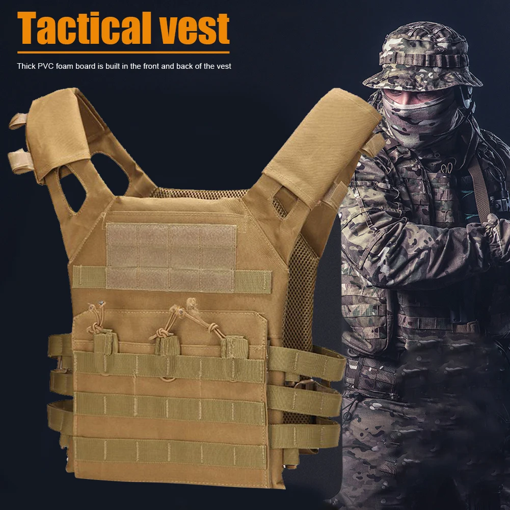 Nylon Tactical Vest Body Armor Hunting Carrier Airsoft Accessories Combat MOLLE Camo Military Army Vest CS Game Jungle Equipment Nylon Tactical Vest Body Armor Hunting Carrier Airsoft Accessories Combat MOLLE Camo Military Army Vest CS Game Jungle Equipment