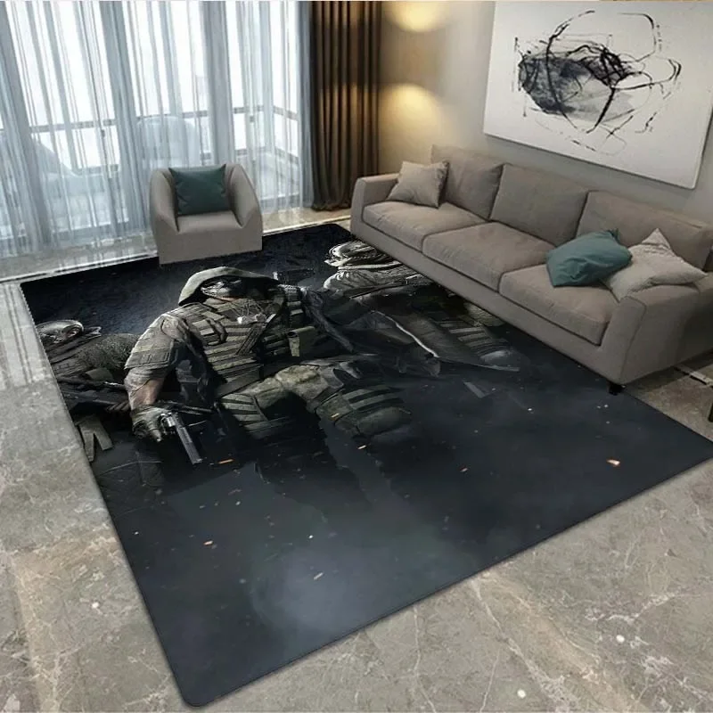 Call of Duty game COD player area carpet living room bedroom sofa door mat decorative carpet children's game non-slip floor mat