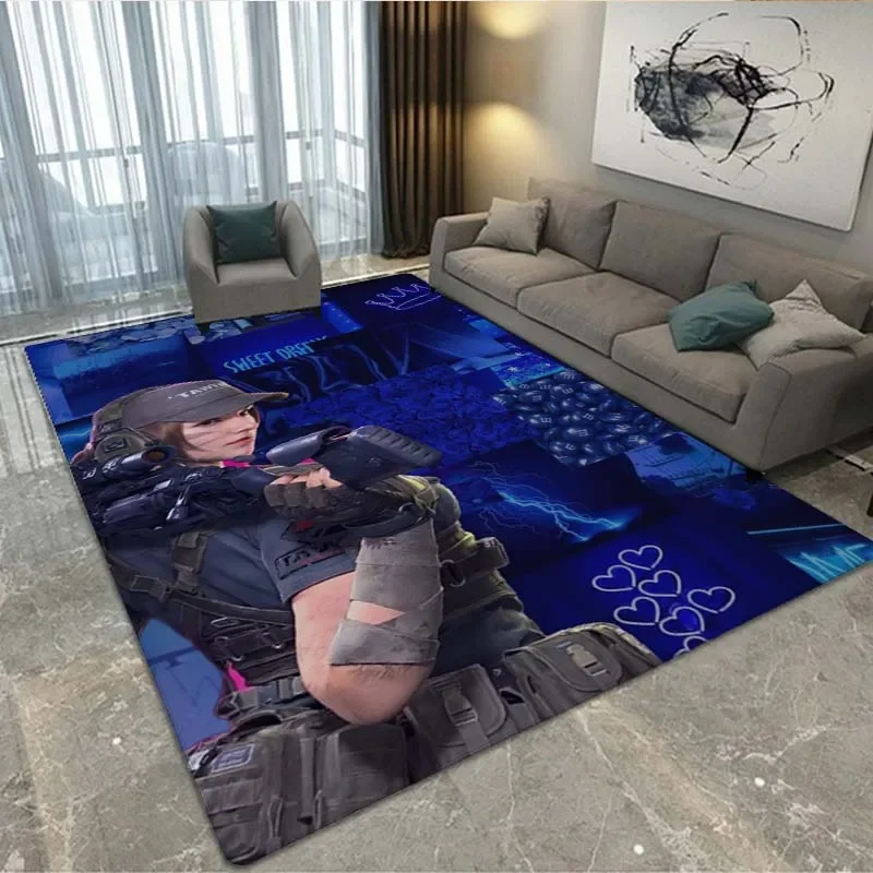 Call of Duty game COD player area carpet living room bedroom sofa door mat decorative carpet children's game non-slip floor mat
