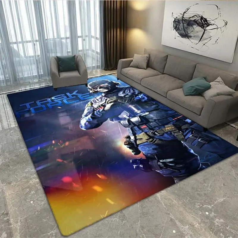 Call of Duty game COD player area carpet living room bedroom sofa door mat decorative carpet children's game non-slip floor mat