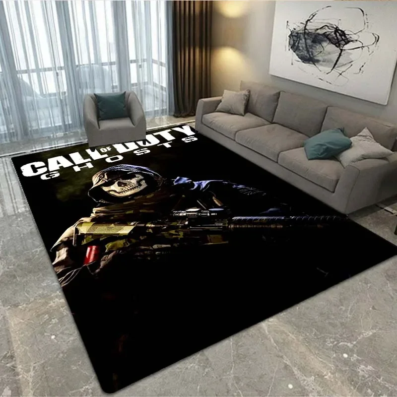 Call of Duty game COD player area carpet living room bedroom sofa door mat decorative carpet children's game non-slip floor mat