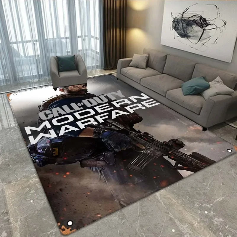 Call of Duty game COD player area carpet living room bedroom sofa door mat decorative carpet children's game non-slip floor mat
